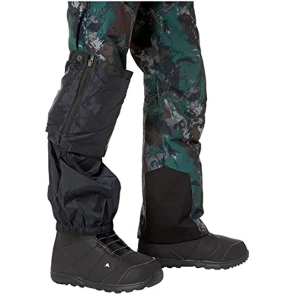 NWT!! Obermeyer Men’s Insulated Waterproof Camo Ski Bib Pants Size Small - Picture 7 of 16